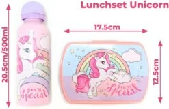 Broodtrommel + Drinkfles Unicorn | Lunchbox Voor Kinderen | Eenhoorn Roze LS03a 14 Broodtrommel + Drinkfles Unicorn | Lunchbox Voor Kinderen | Eenhoorn Roze LS03a -Mepal Promos Winkel 1200x777