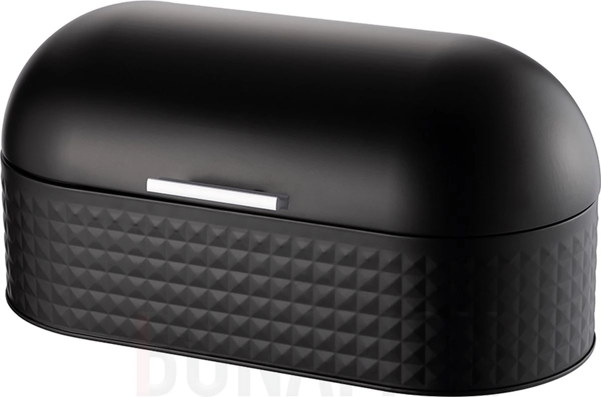 Michelino Broodtrommel - Zwart - 33,5 X 19,5 X 20 Cm 1 Michelino Broodtrommel - Zwart - 33,5 X 19,5 X 20 Cm