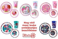 Unicorn Broodtrommel + PET Drinkfles Lichtblauw | Eenhoorn Lunchbox Set Voor Meisjes LS22 -Mepal Promos Winkel 1200x798
