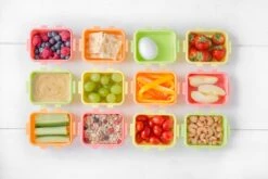 Lock&Lock (mini) Vershoudbakjes Set Met Deksel - Snackdoosjes - Snackbox - Set Van 4 Stuks - Kinderen - Lekvrij - BPA Vrij - Klein - 180 Ml - Multicolor -Mepal Promos Winkel 1200x800 19