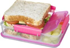 Sistema To Go Snackdoos Snack Attack Duo - Roze- 975 Ml -Mepal Promos Winkel 1200x826