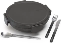 Brabantia Make & Take Lunchkom - 1 L - Kunststof - Dark Grey -Mepal Promos Winkel 1200x839 1