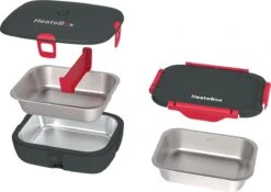 Faitron HeatsBox Style - Elektrische Lunchbox - Lunchbox Volwassenen - RVS - Verschillende Elektrische Compartimenten - 220V - Lunchtrommel Voor Warme Maaltijden -Mepal Promos Winkel 1200x852 1