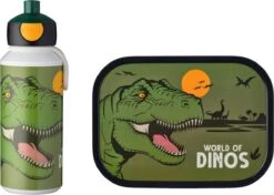 Mepal – Lunchset Campus (pu + Lb) – Pop-up Drinkfles En Broodtrommel Voor Kinderen – Dino – Bento Box – Lekvrij -Mepal Promos Winkel 1200x857 5