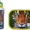 Mepal – Lunchset Campus (pu + Lb) – Pop-up Drinkfles En Broodtrommel Voor Kinderen – Animal Planet Tijger – Bento Box – Lekvrij