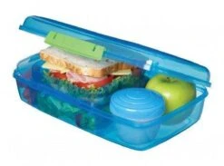 Sistema Bento Box 1.76L Met Boterhamlade - Doorzichtig/Paars -Mepal Promos Winkel 1200x887 2