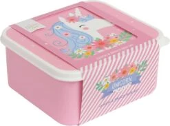 A Little Lovely Company - Brooddoos - Broodtrommel - Lunch & Snack Box Set Van 4 - Eenhoorn -Mepal Promos Winkel 1200x890 1