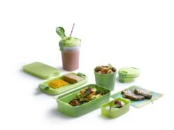Curver Lunch&Go - Vershouddoos - Lunchbox - Inclusief Bestek - 2/3 Compartimenten - Groen -Mepal Promos Winkel 1200x900 1