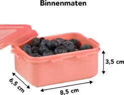 Lock&Lock (mini) Vershoudbakjes Set Met Deksel - Snackdoosjes - Snackbox - Babyvoeding Bewaarbakjes - Set Van 4 Stuks - Roze - 180 Ml - Kinderen En Volwassenen - Lekvrij - BPA Vrij -Mepal Promos Winkel 1200x923 1