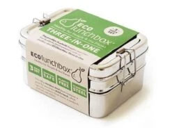 Eco Lunchbox - RVS - 3 Bakjes In 1 -Mepal Promos Winkel 1200x923
