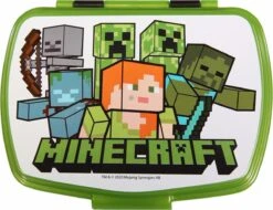 Mickey Mouse Minecraft Broodtrommel - 17x14 Cm - Brooddoos - Sandwich Box -Mepal Promos Winkel 1200x925 2