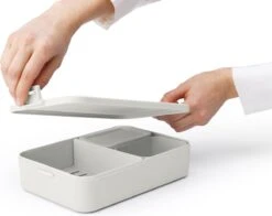 Brabantia Make & Take Bento Lunchbox Incl Bentobox - Large - Kunststof - Light Grey -Mepal Promos Winkel 1200x952 3