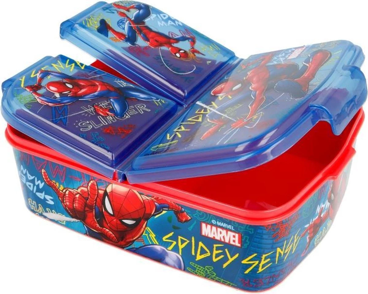 Spiderman Multi Brooddoos / Broodtrommel 1 Spiderman Multi Brooddoos / Broodtrommel