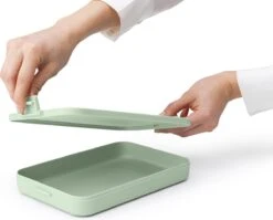 Brabantia Make & Take Lunchbox - Plat - Kunststof - Jade Green -Mepal Promos Winkel 1200x969