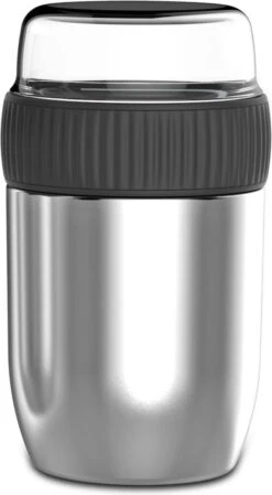Coninx Thermos Lunchbox - Muesli Beker To Go - Isoleer Lunchpot - Yoghurtbeker To Go - Mueslibeker 840ml (600ml+240ml) - RVS -Mepal Promos Winkel 660x1200 1