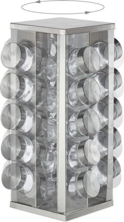 Pleasantwork Kruidenrek - Staand - Draaibaar - 20 Potjes -Mepal Promos Winkel 669x1200 1