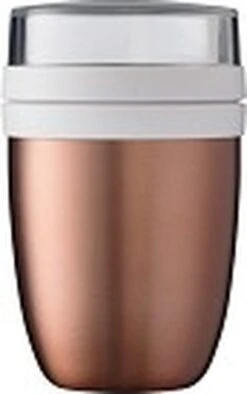 Mepal – Isoleer Lunchpot Ellipse – Houdt Je Eten 6-8 Uur Warm En 12 Uur Koud – Rose Gold – 2 Compartimenten – Soep Beker To Go – Yoghurt Beker Muesli - Thermos Lunchbox -Mepal Promos Winkel 753x1200 1