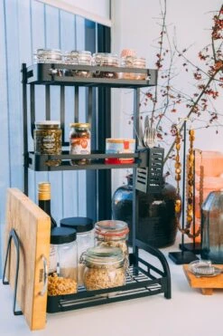 Sens Design Kruidenrek Staand – Keukenrek Voor Kruidenpotjes - Zwart -Mepal Promos Winkel 799x1200 4