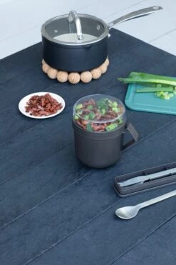Brabantia Make & Take Soepbeker - 0,6 L - Kunststof - Dark Grey -Mepal Promos Winkel 800x1200 10