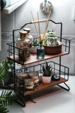 Metalen Keuken Etagere 2 Laags Van Naturn Living | Keuken Opbergrek | Kruidenpotjes Rek | Kruiden Organizer | Keuken Rek Specerijen | Mat Zwart -Mepal Promos Winkel 800x1200 14
