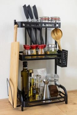 Sens Design Kruidenrek Staand – Keukenrek Voor Kruidenpotjes - Zwart -Mepal Promos Winkel 800x1200 17