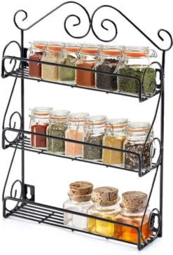 KitchenBrothers Kruidenrek - Staand En Ophangbaar - Voor 21 Potjes - 3 Laags - Metaal 11 KitchenBrothers Kruidenrek - Staand En Ophangbaar - Voor 21 Potjes - 3 Laags - Metaal -Mepal Promos Winkel 814x1200