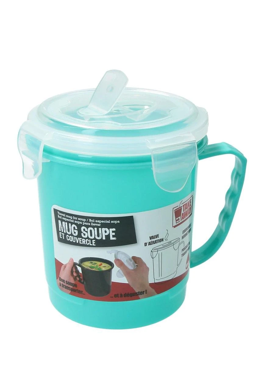 Turqoise Magnetron Soepbeker Met Ontluchtingsfilter – 13x11cm | Magnetron Bestendige Beker Voor Het Bereiden Van Soep 1 Turqoise Magnetron Soepbeker Met Ontluchtingsfilter – 13x11cm | Magnetron Bestendige Beker Voor Het Bereiden Van Soep
