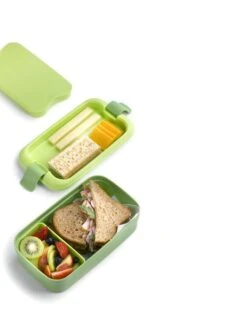 Curver Lunch&Go - Vershouddoos - Lunchbox - Inclusief Bestek - 2/3 Compartimenten - Groen -Mepal Promos Winkel 900x1200 1
