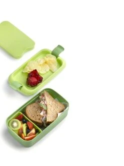Curver Lunch&Go - Vershouddoos - Lunchbox - Inclusief Bestek - 2/3 Compartimenten - Groen -Mepal Promos Winkel 900x1200 3