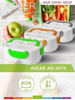 Adler AD 4474 Grijze Elektrische Lunchbox -Mepal Promos Winkel 900x1200 4
