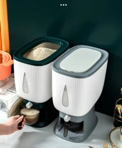 Deluqse Rijst Dispenser - Rijst Container - Grijs - Voedsel Dispenser - Rijst Opbergdoos - Rijst Bewaren - Rijst Opberg Container 14 Deluqse Rijst Dispenser - Rijst Container - Grijs - Voedsel Dispenser - Rijst Opbergdoos - Rijst Bewaren - Rijst Opberg Container -Mepal Promos Winkel 988x1200 1