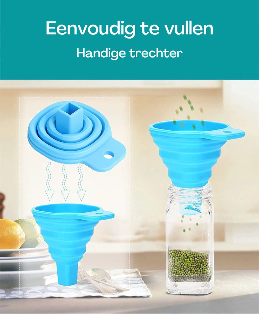 TidyHome Kruidenrek Draaibaar - Kruidenpotjes - Kruiden Carrousel - 20 Kruidenpotjes - Zwart - RVS - Draaibaar - Aanrecht Organizer - Inclusief Labels, Pen En Trechter - Keuken Organizer 8 TidyHome Kruidenrek Draaibaar - Kruidenpotjes - Kruiden Carrousel - 20 Kruidenpotjes - Zwart - RVS - Draaibaar - Aanrecht Organizer - Inclusief Labels, Pen En Trechter - Keuken Organizer - Afbeelding 8